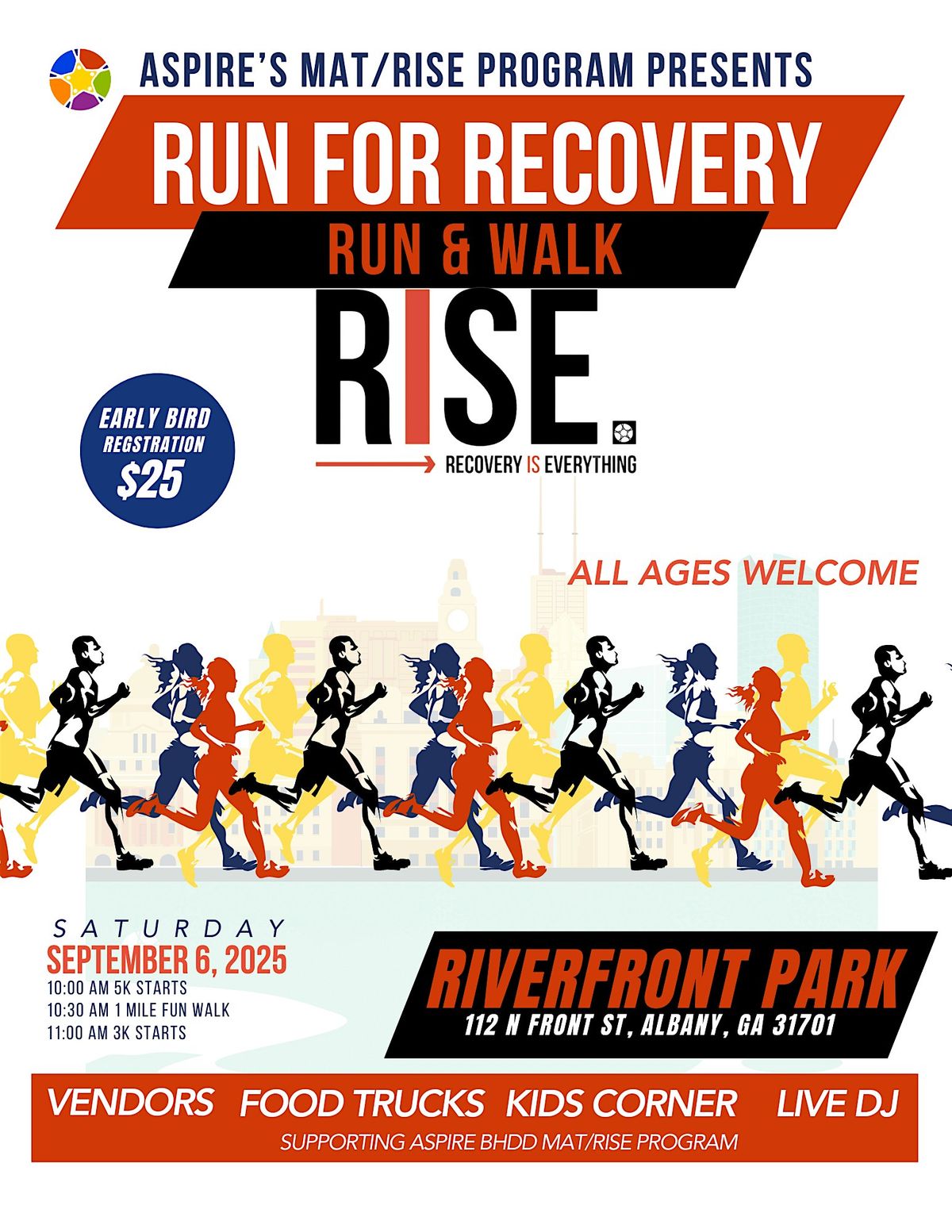 2nd Annual Run for Recovery, 6 September | Event in Albany | AllEvents