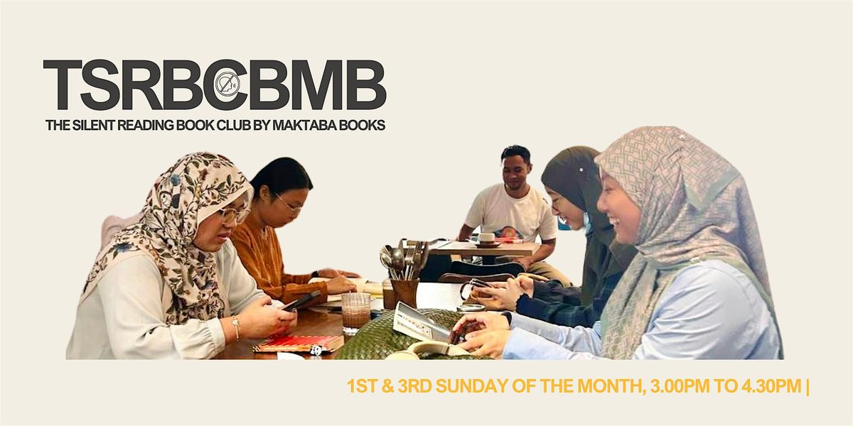 The Silent Reading Book Club By Maktaba Books - 19 October 2025, 19 October | Event in Singapore | AllEvents