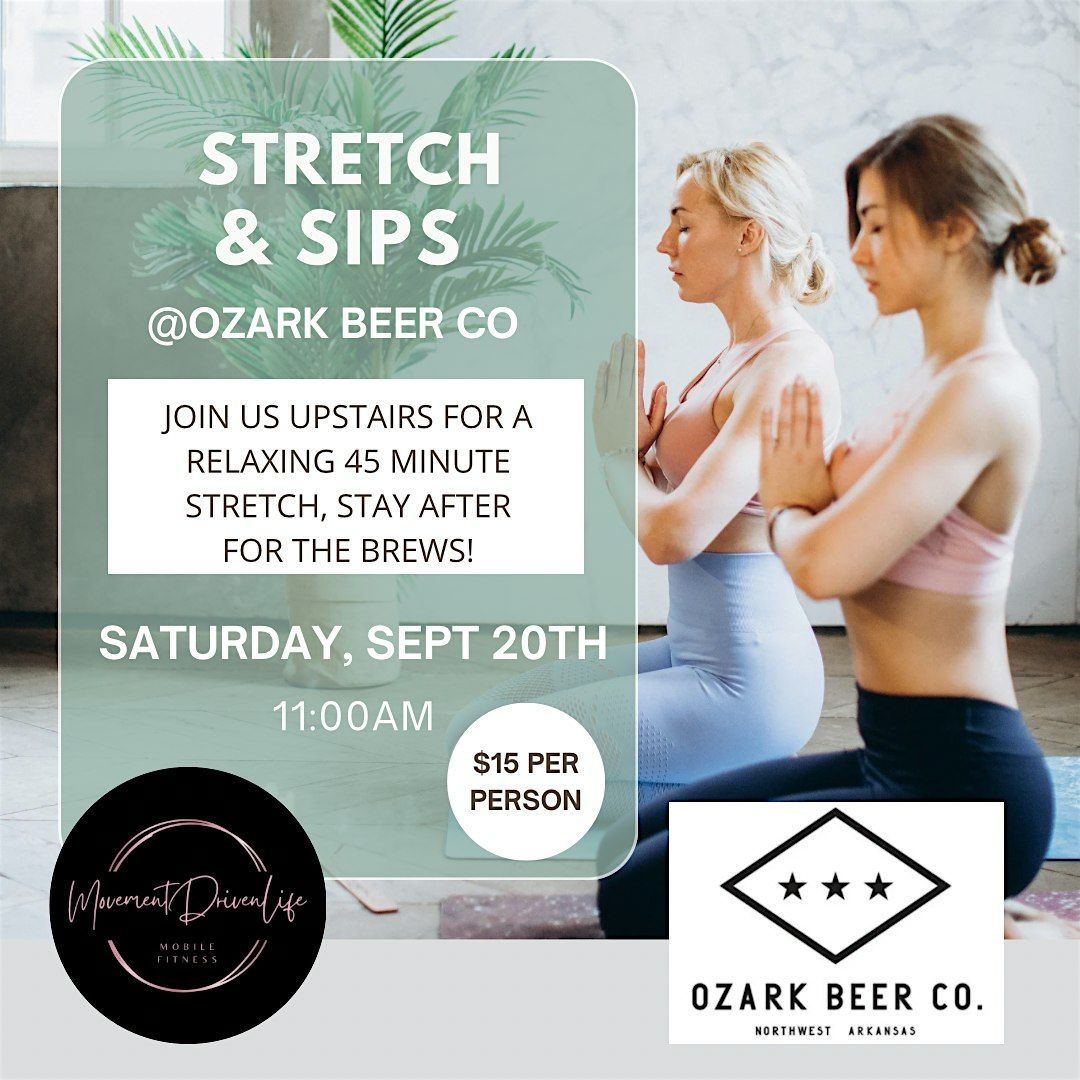 Stretch & Sips at Ozark Beer Co., 20 September | Event in Rogers | AllEvents