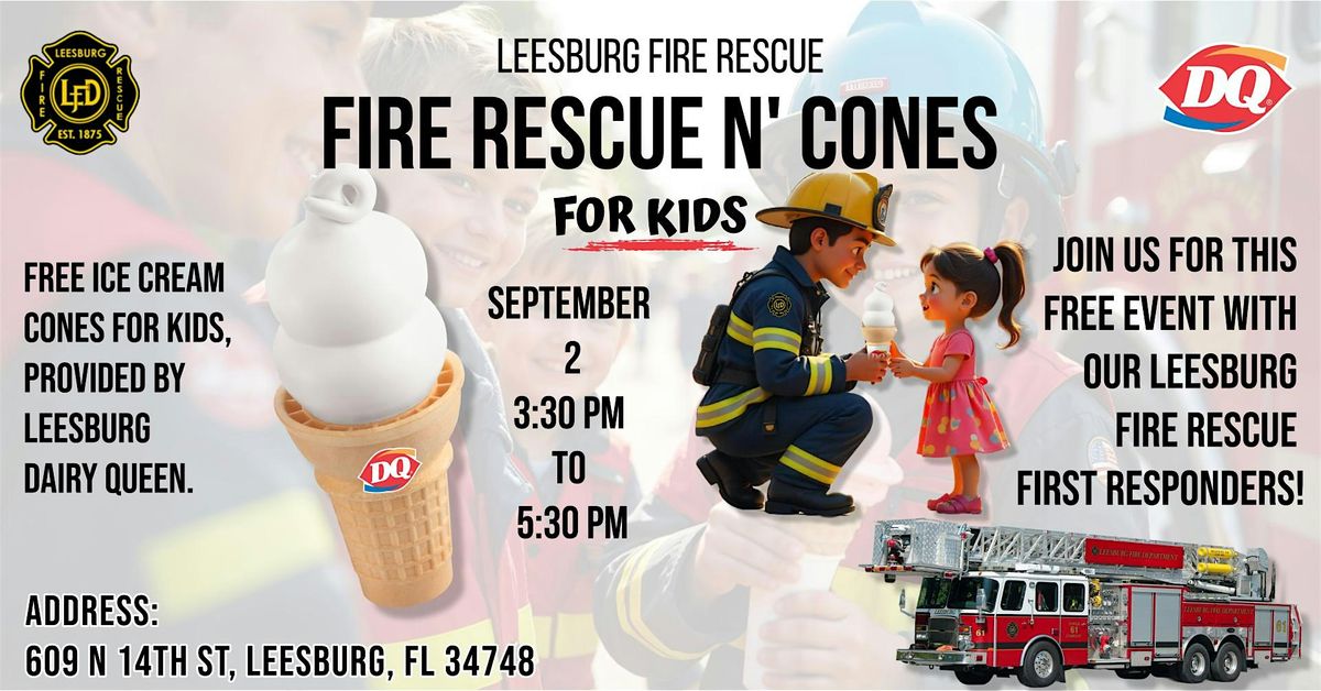 Fire Rescue N' Cones, 2 September | Event in Leesburg | AllEvents
