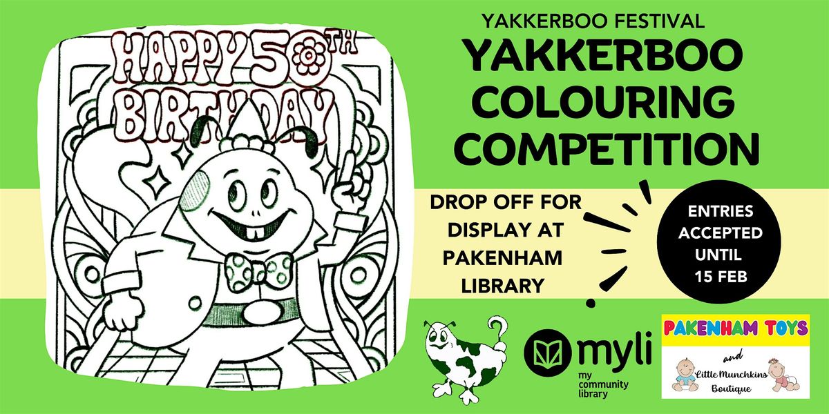 Yakkerboo Colouring Competition @ Pakenham Library | Event in Pakenham | AllEvents