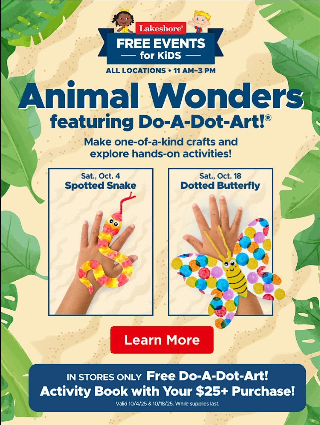 Free Kids Event: Animal Wonders featuring Do-A-Dot Art! (Hackensack), 4 October | Event in Hackensack | AllEvents