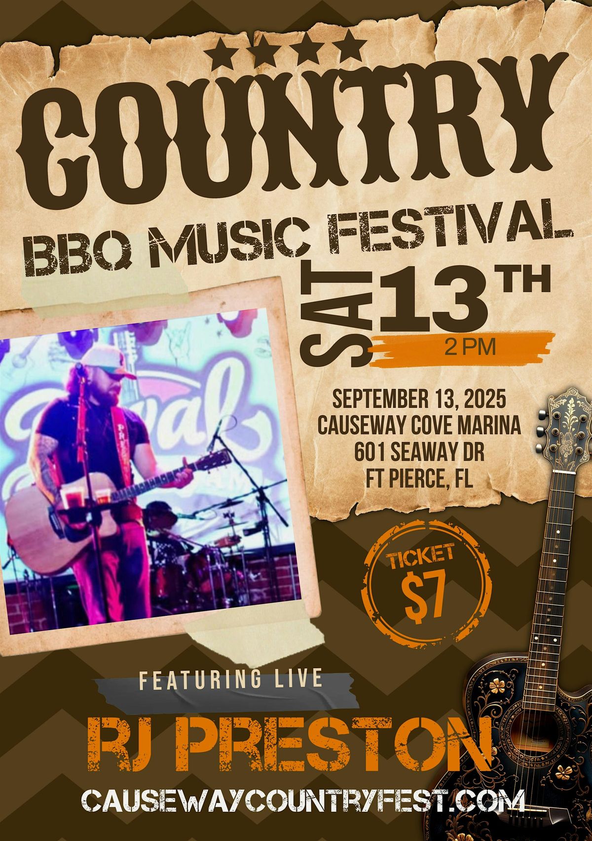 RJ Preston Band, 13 September | Event in Fort Pierce | AllEvents