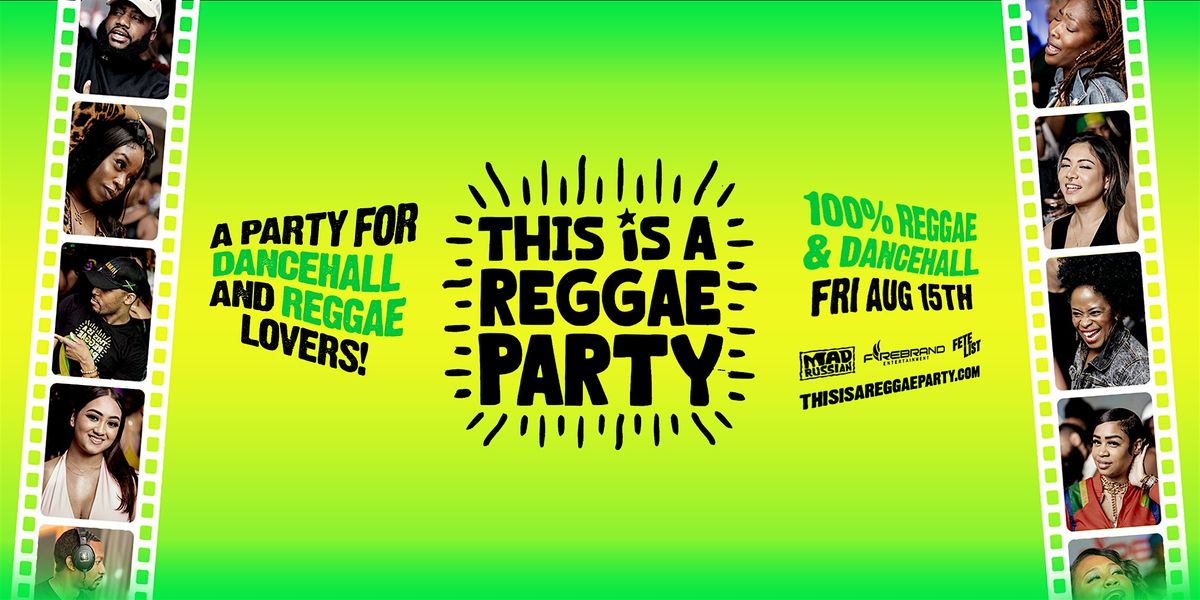 This is a REGGAE Party - NYC August, 15 August | Event in Brooklyn | AllEvents
