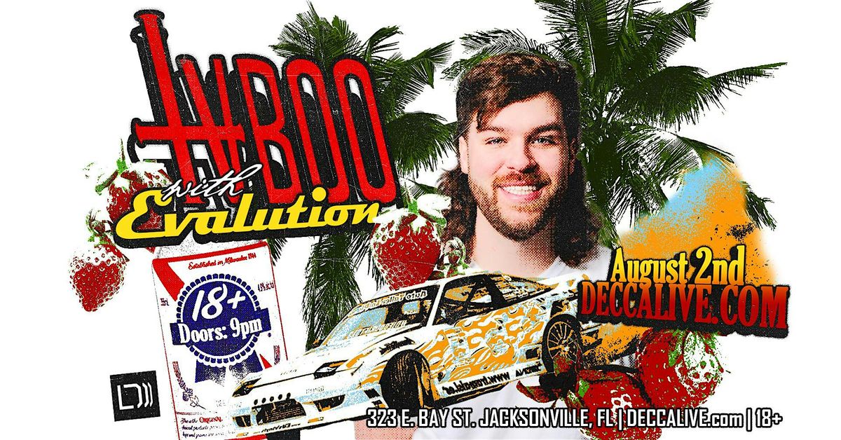 TVBOO + Evalution at DECCA LIVE | 08.02.25, 2 August | Event in Jacksonville | AllEvents