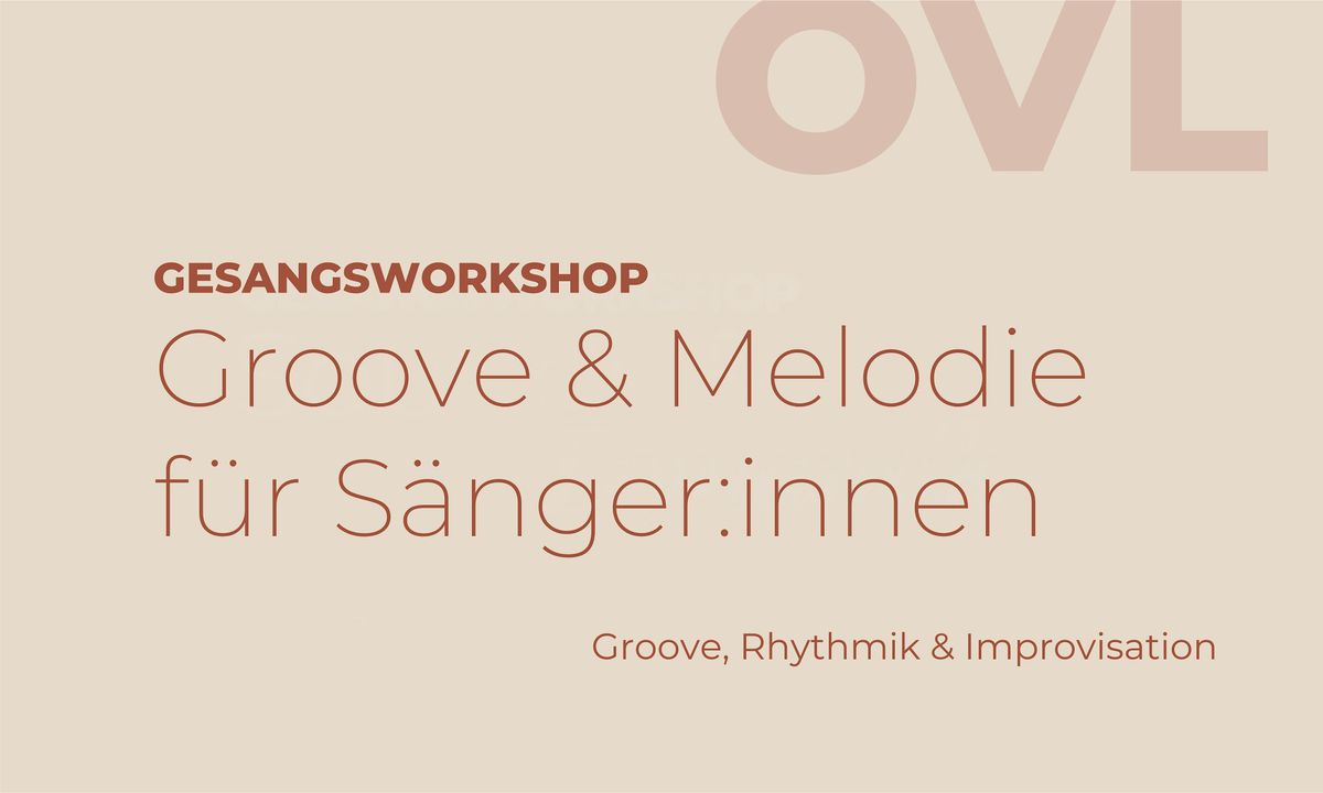 Groove & Melodie für Sänger:innen, 8 October | Event in Wien | AllEvents
