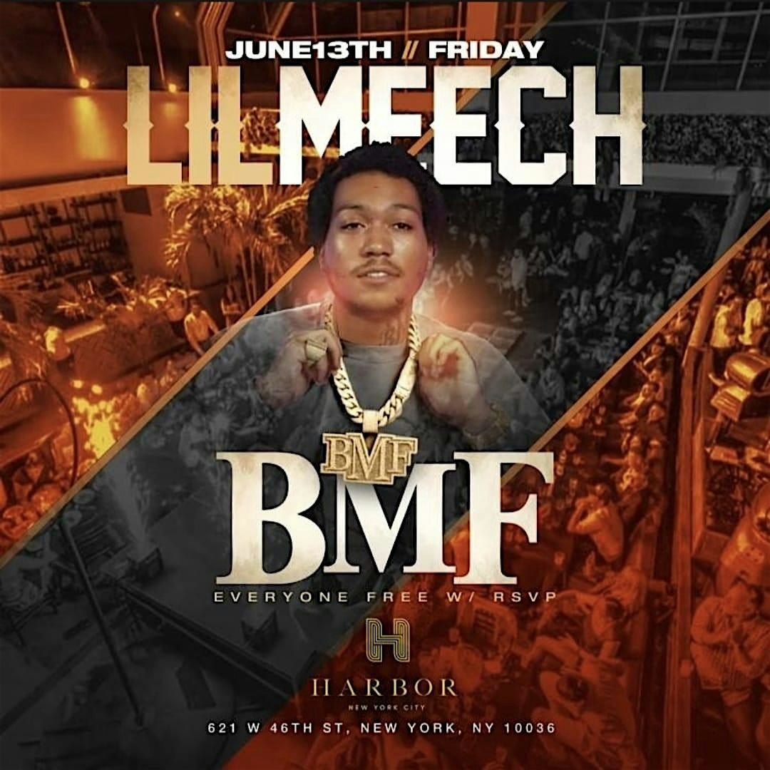 Lil Meech of BMF at Harbor NYC: Free entry with RSVP, 13 June | Event in New York | AllEvents