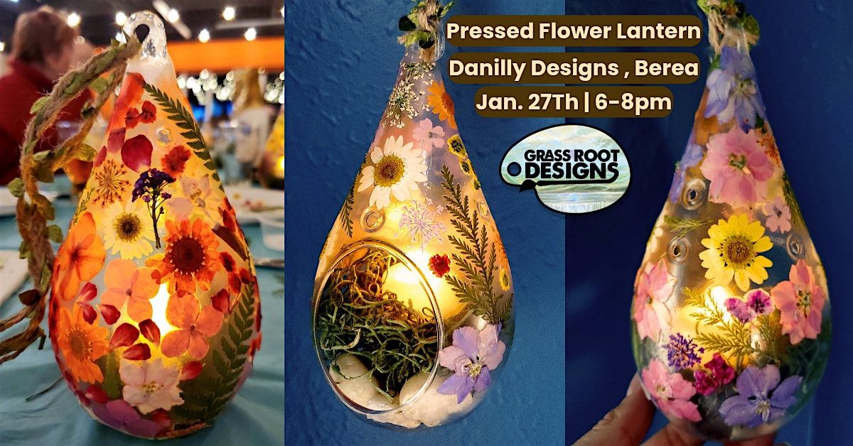 Pressed Flower Flickering Lantern | Danilly Designs Berea, 27 January | Event in Berea | AllEvents