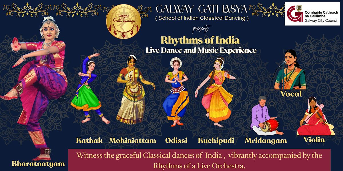 Rhythms of India: Live Dance and Music Experience, 19 September | Event in Galway | AllEvents