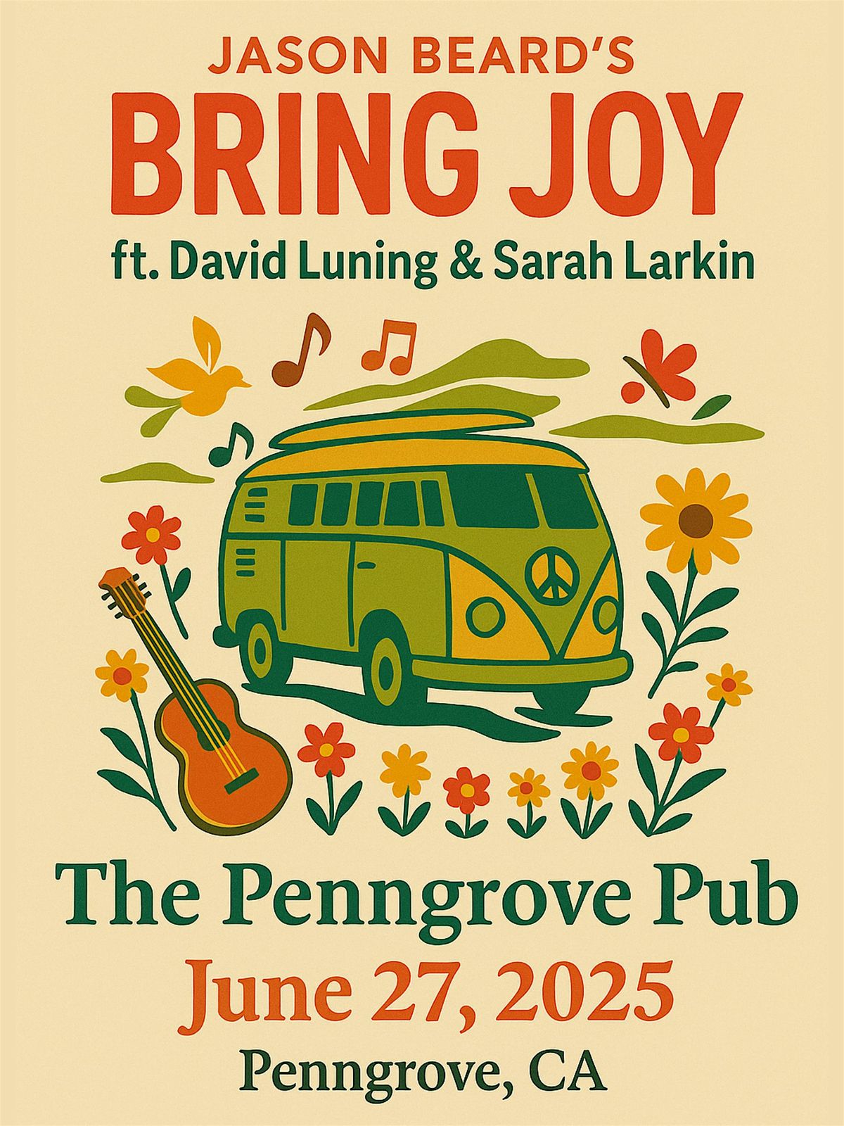 Penngrove Pub Presents: Jason Beard's BRING JOY, 27 June | Event in Penngrove | AllEvents