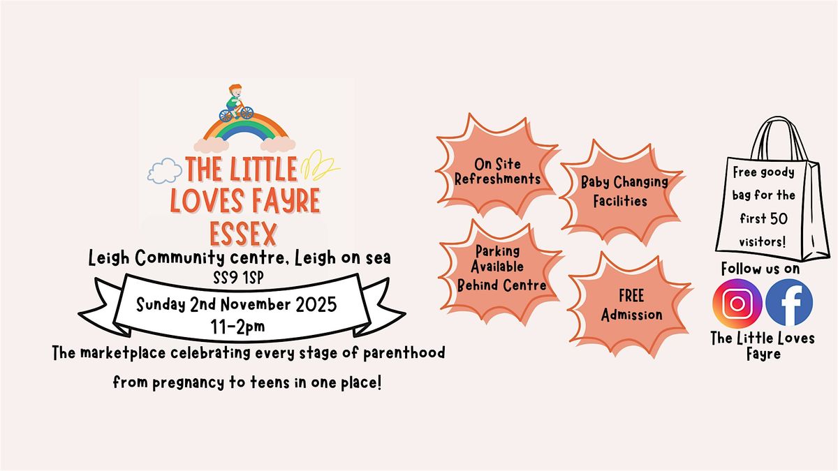 The Little loves Fayre coming to Leigh on Sea, 2 November | Event in Southend-on-Sea | AllEvents