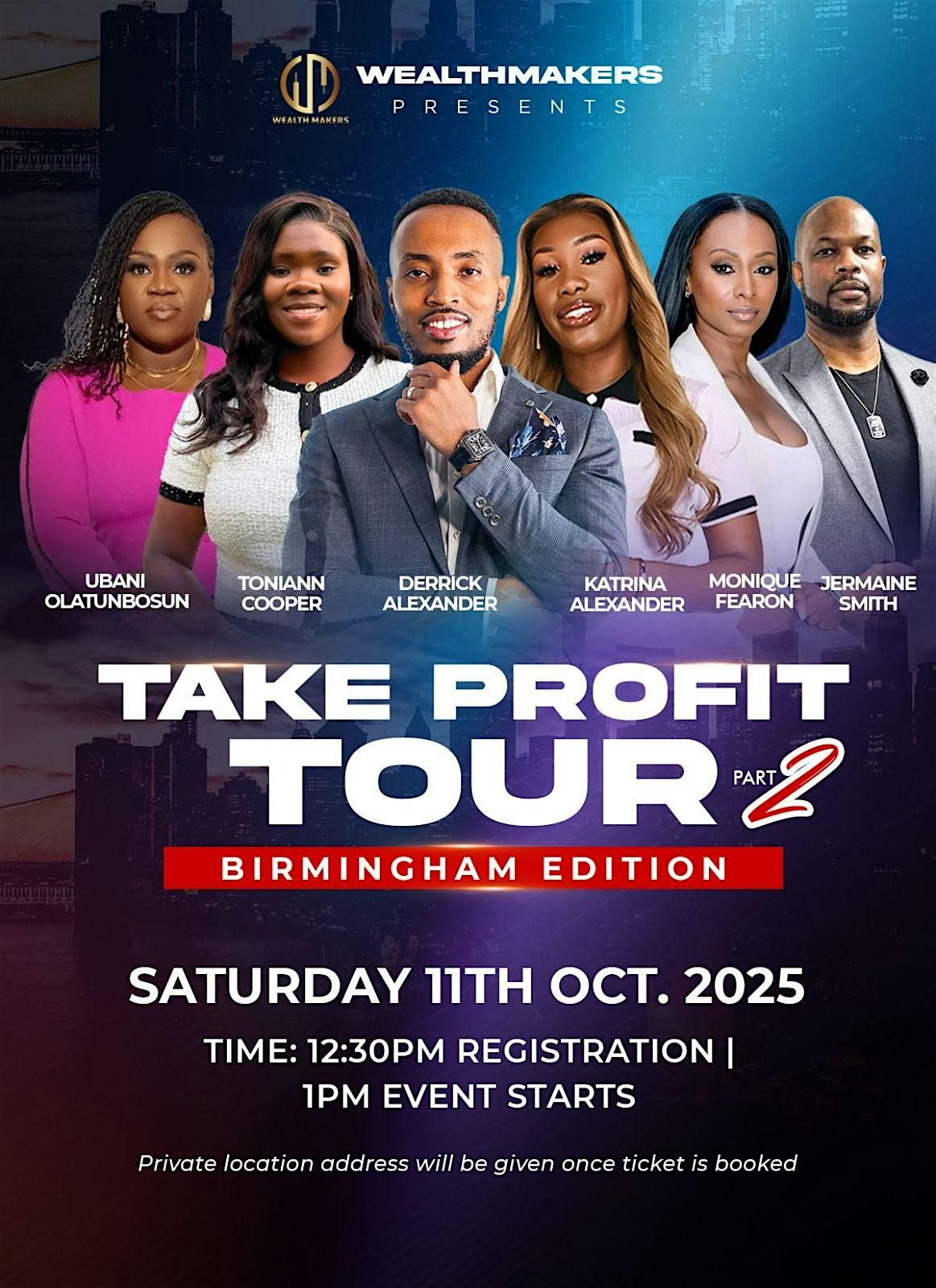 Take Profit Tour pt 2 Birmingham, 11 October | Event in Birmingham | AllEvents