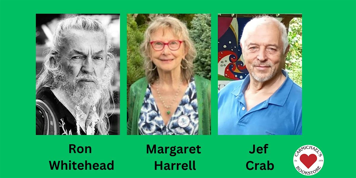 Author Showcase with Ron Whitehead, Margaret Harrell, and Jef Crab., 18 July | Event in Louisville | AllEvents