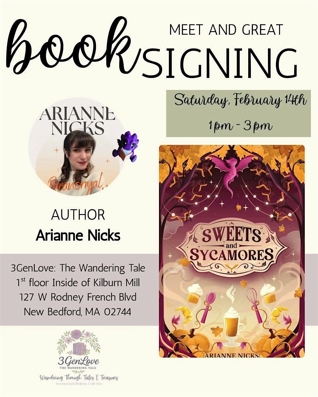 Author Book Signing Event with - Arianne Nicks