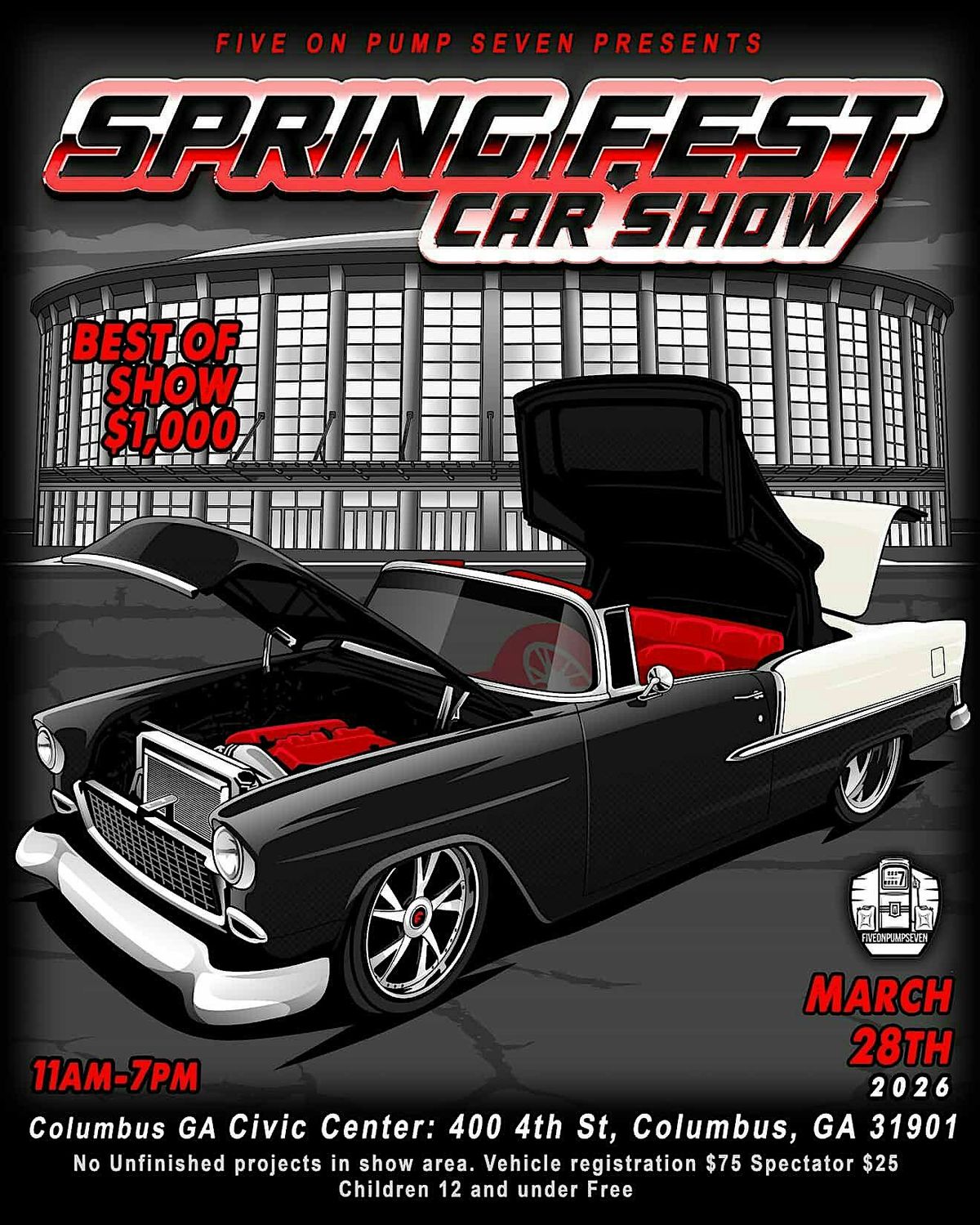 FiveOnPumpSeven Presents: 2nd Annual Spring Fest Car Show, 28 March | Event in Columbus | AllEvents