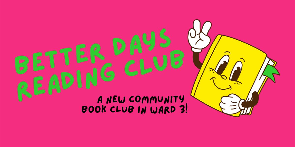 Better Days Reading Club October Meeting, 22 October | Event in Hamilton | AllEvents