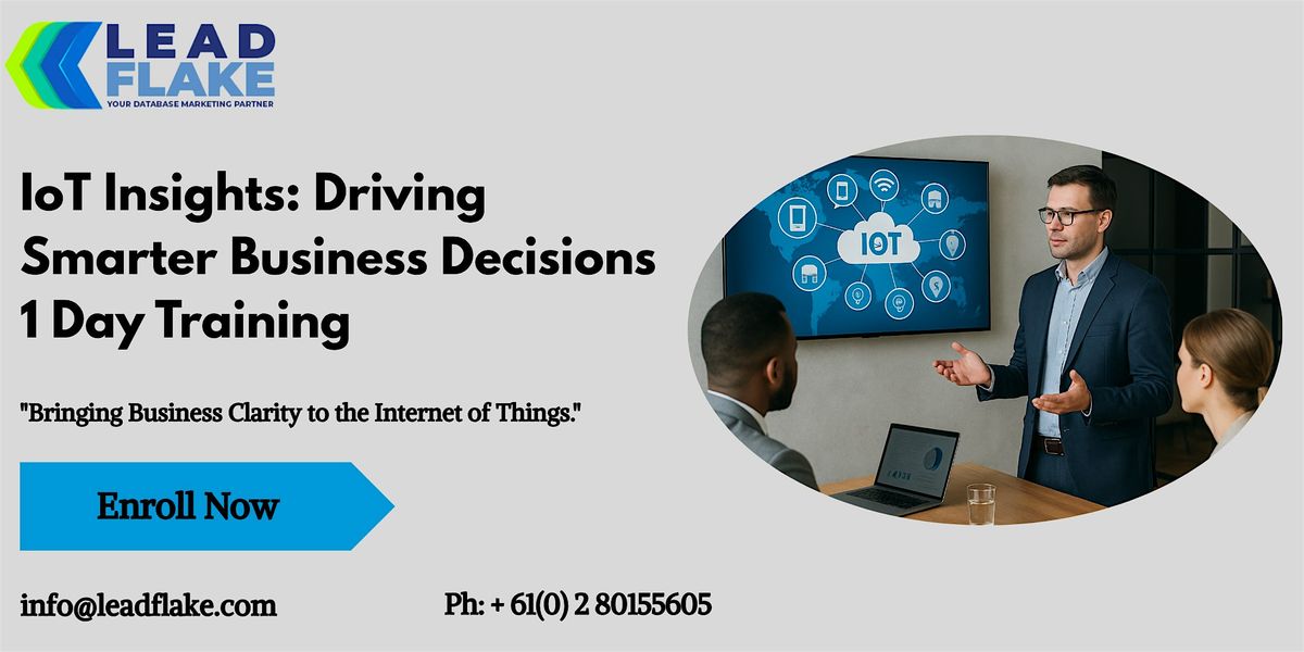 Internet of Things - Business Perspectives Training in Dunedin, 29 July | Event in Dunedin | AllEvents