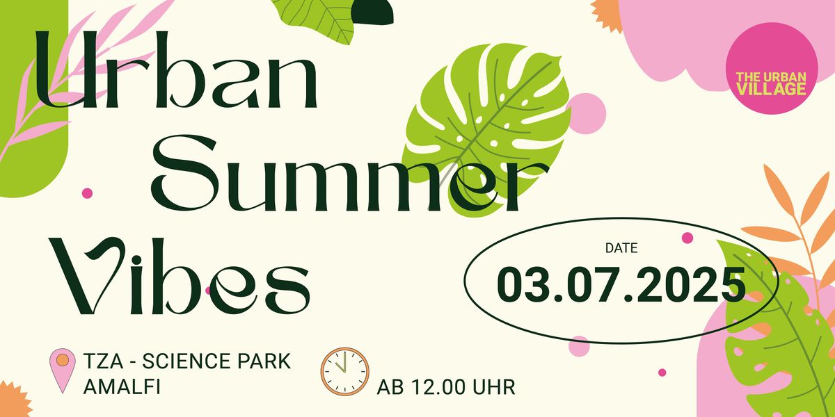 URBAN SUMMER VIBES, 3 July | Event in Aachen | AllEvents