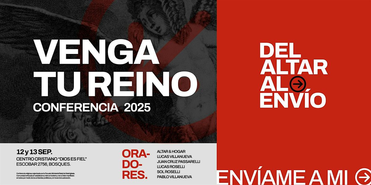 Venga tu Reino 25 - Del altar al envío, 12 September | Event in Bosques | AllEvents
