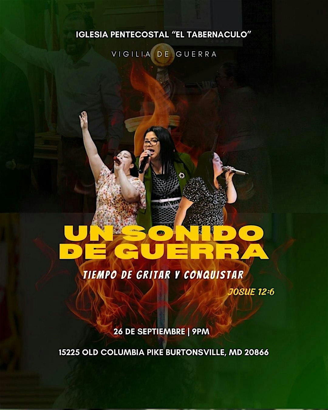 Vigilia de Guerra, 26 September | Event in Burtonsville | AllEvents