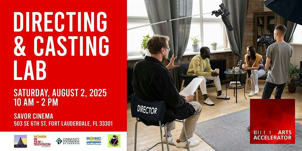Directing & Casting Lab - Broward, 2 August | Event in Fort Lauderdale | AllEvents