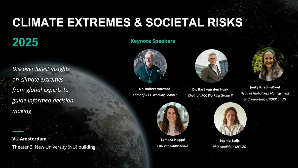 Climate Extremes & Societal Risks - Public Event, 17 December | Event in Amsterdam | AllEvents