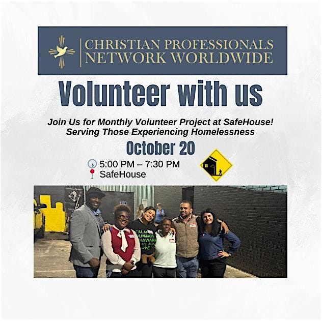 October Christian Professionals Network Volunteer With Us, 20 October | Event in Atlanta | AllEvents