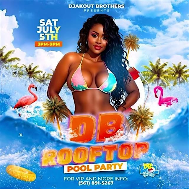 DB ROOFTOP POOL PARTY, 5 July | Event in Fort Lauderdale | AllEvents