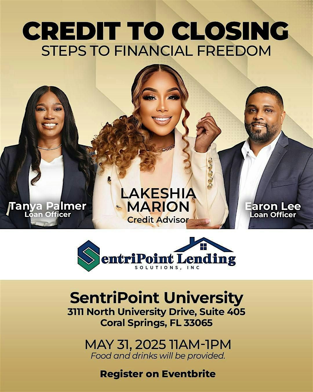 Credit to Closing, 31 May | Event in Coral Springs | AllEvents
