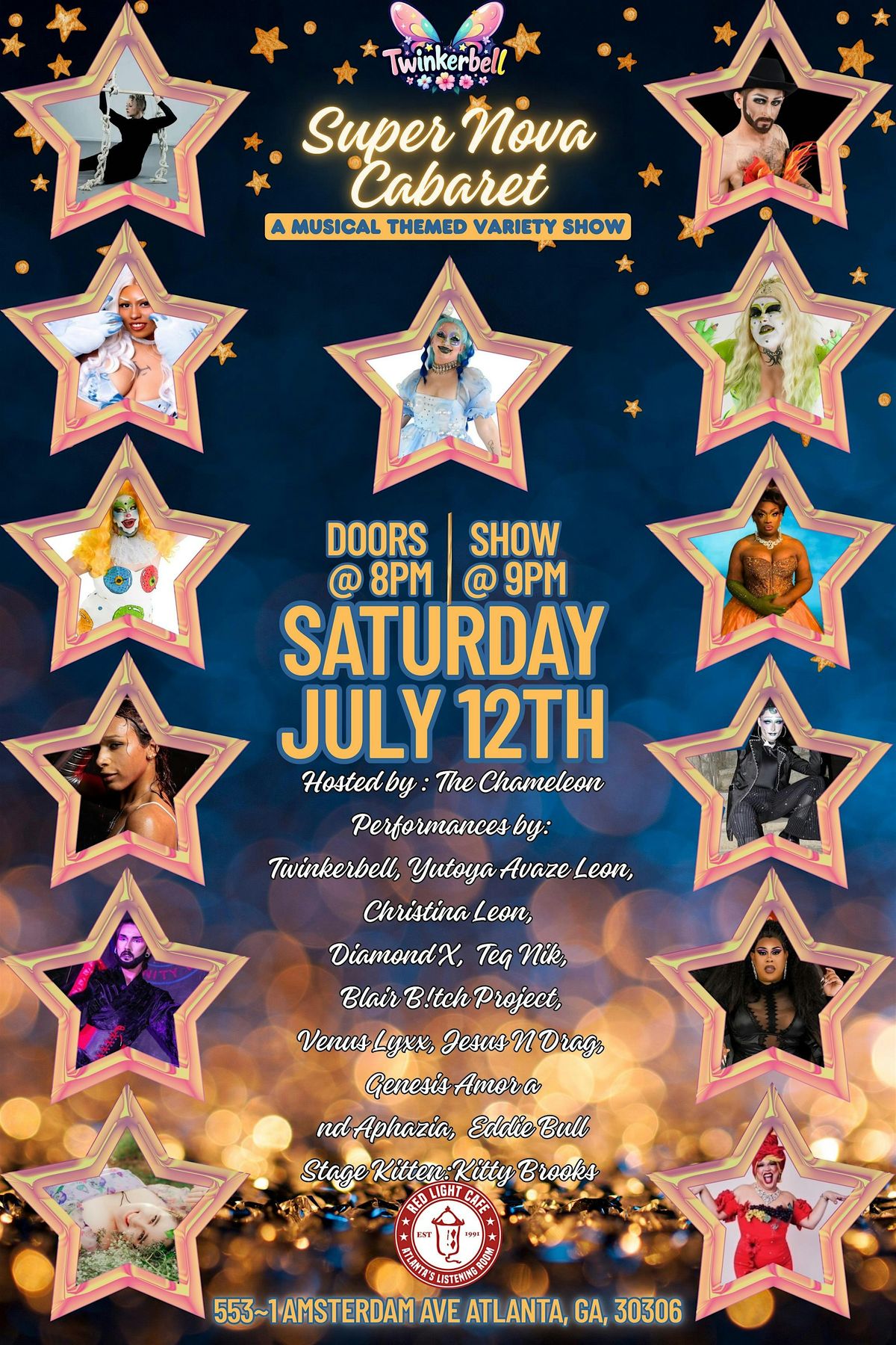 Super Nova Cabaret: A Musical Themed Variety Show!, 12 July | Event in Atlanta | AllEvents