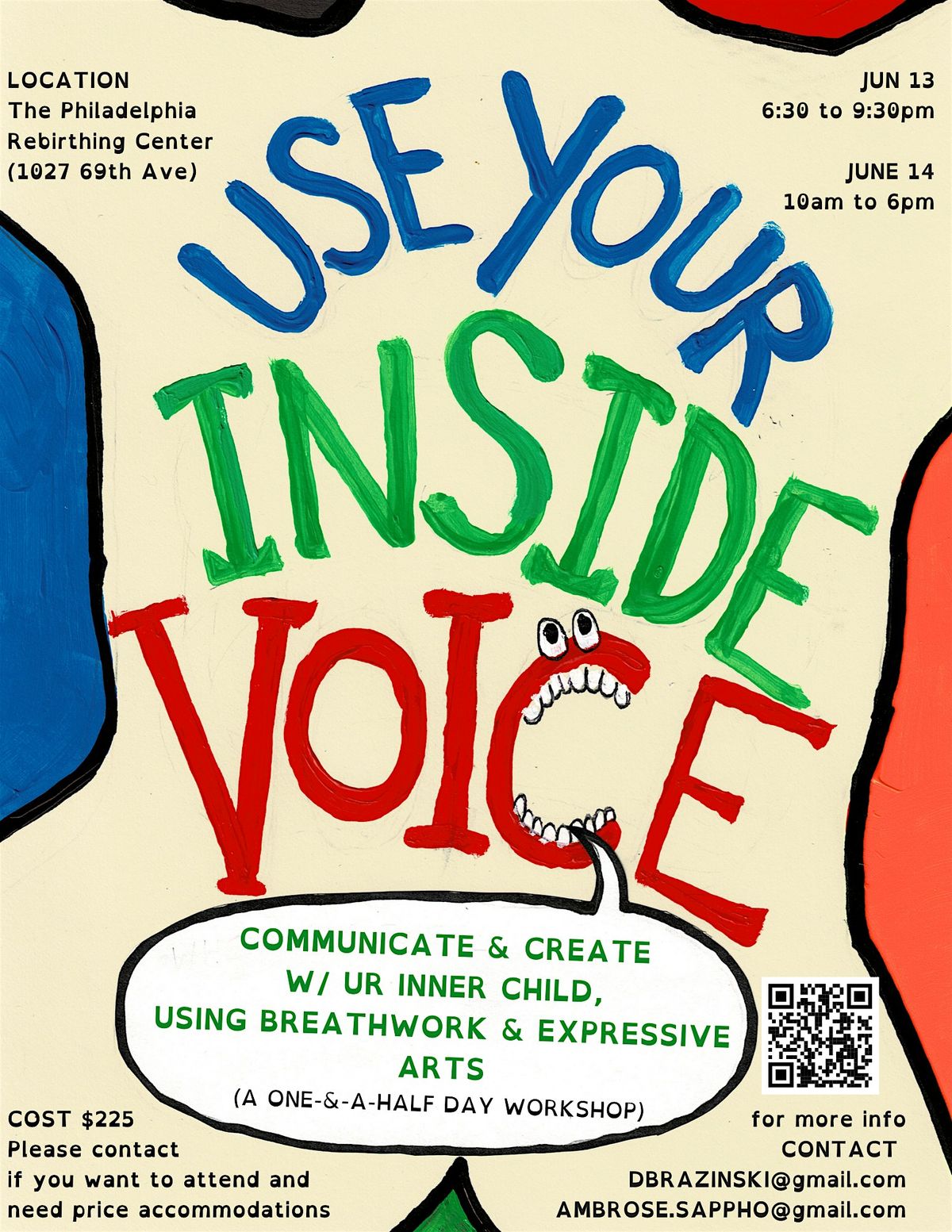 Use Your Inside Voice with Ambrose and Dani | Event in Philadelphia | AllEvents