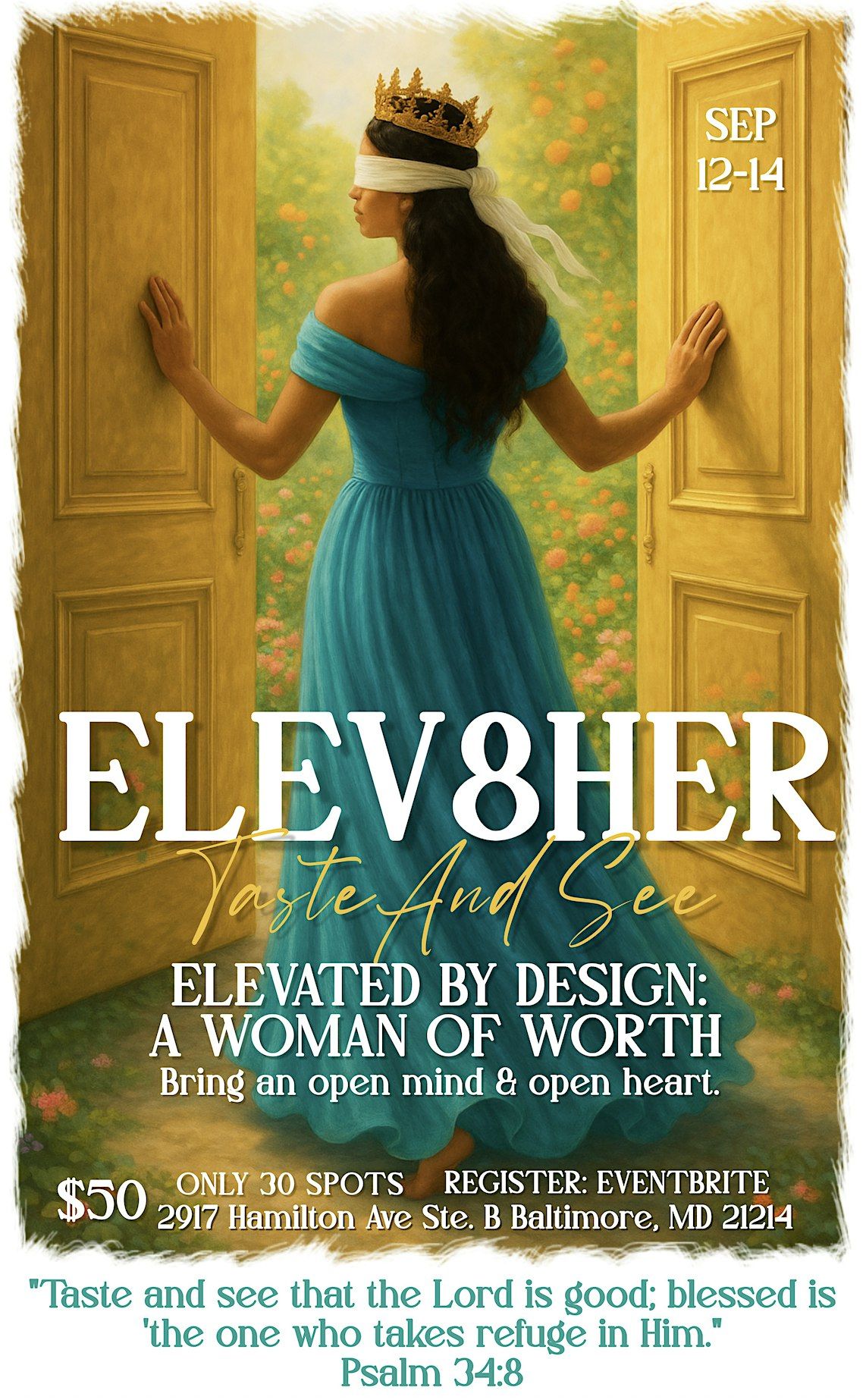 Elev8 Her: Taste & See Women's 3-Day Conference, 12 September | Event in Baltimore | AllEvents