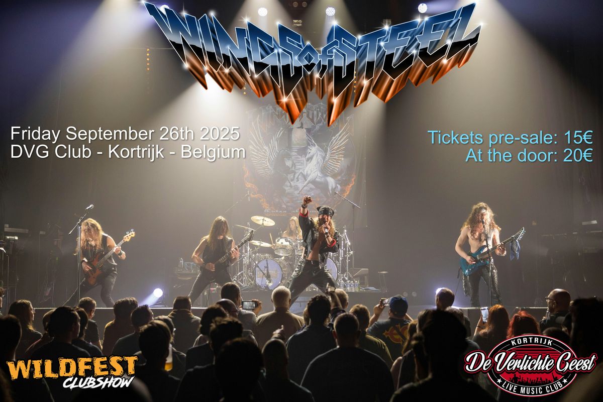 Wings of Steel (US) heavy metal, 26 September | Event in Kortrijk | AllEvents