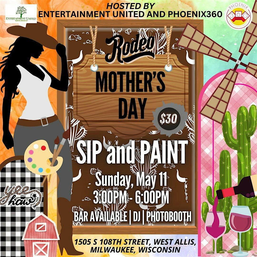 Mother’s Day Ho’ Down Paint & Sip (Rodeo  Event), 11 May | Event in West Allis | AllEvents