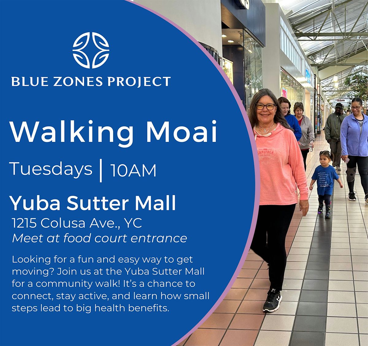 Mall Walking Moai at the Yuba City Mall with BZPYS | Event in Yuba City | AllEvents