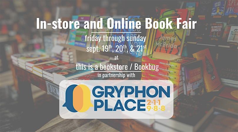 Book Fair to support Gryphon Place, 19 September | Event in Kalamazoo | AllEvents