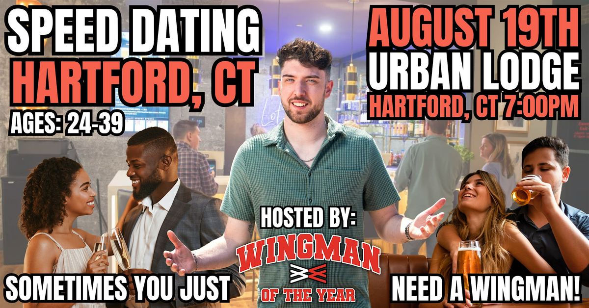 Speed Dating With Wingman Of The Year: Hartford, CT, 19 August | Event in Hartford | AllEvents