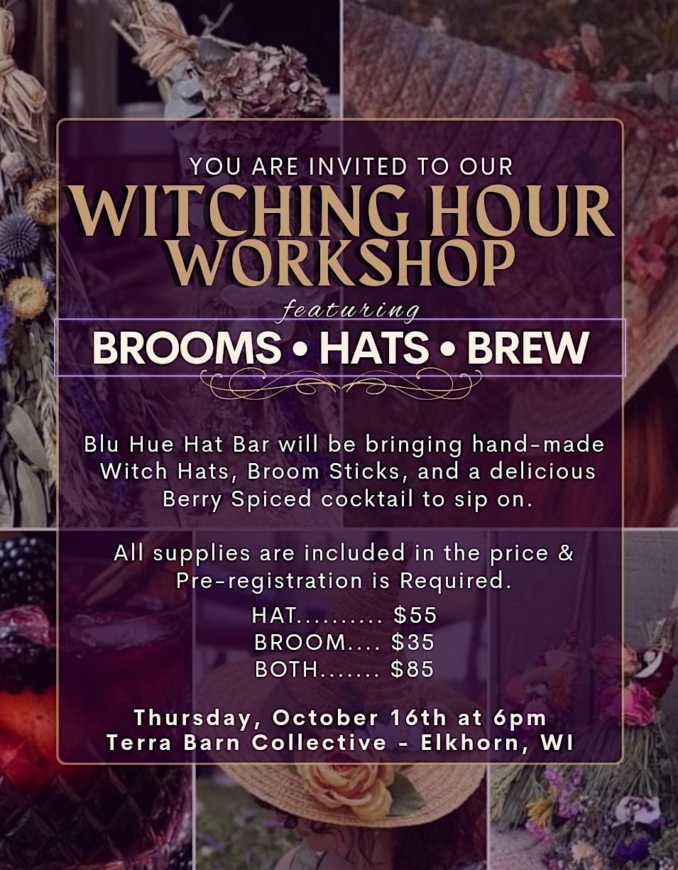 Witching Hour Workshop, 16 October | Event in Elkhorn | AllEvents
