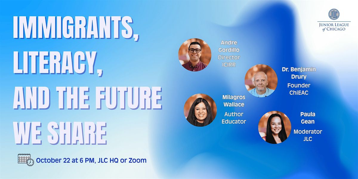 Immigrants, Literacy, and the Future We Share - Panel Discussion, 22 October | Event in Chicago | AllEvents