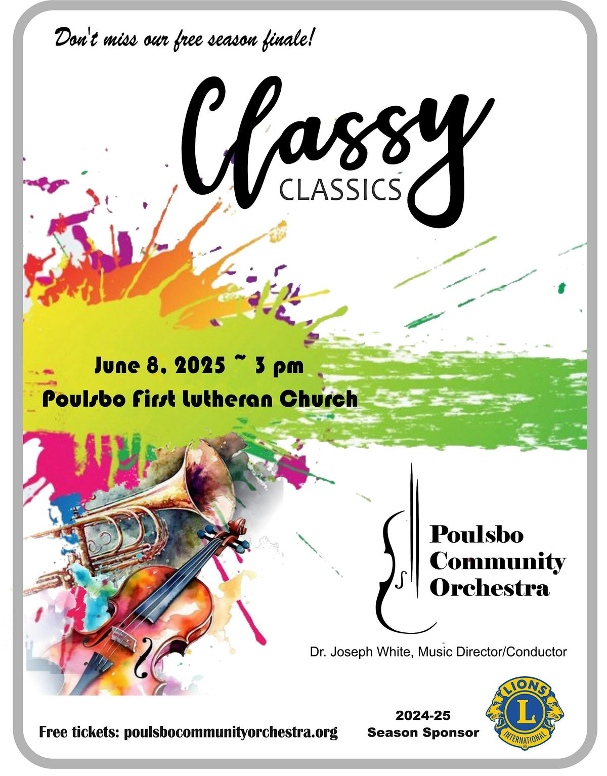 Classy Classics  - Poulsbo Community Orchestra's Season Finale, 8 June | Event in Poulsbo | AllEvents