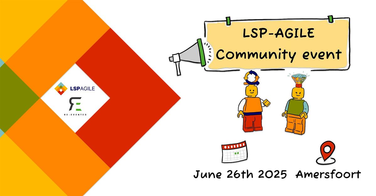 LSP-AGILE Community Event, 26 June | Event in Amersfoort | AllEvents
