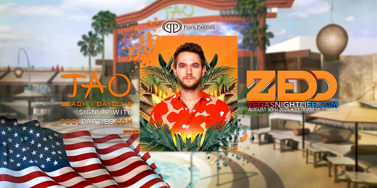 Zedd | Vegas Labor Day Sunday Pool Party | TAO Beach, 30 August | Event in Las Vegas | AllEvents