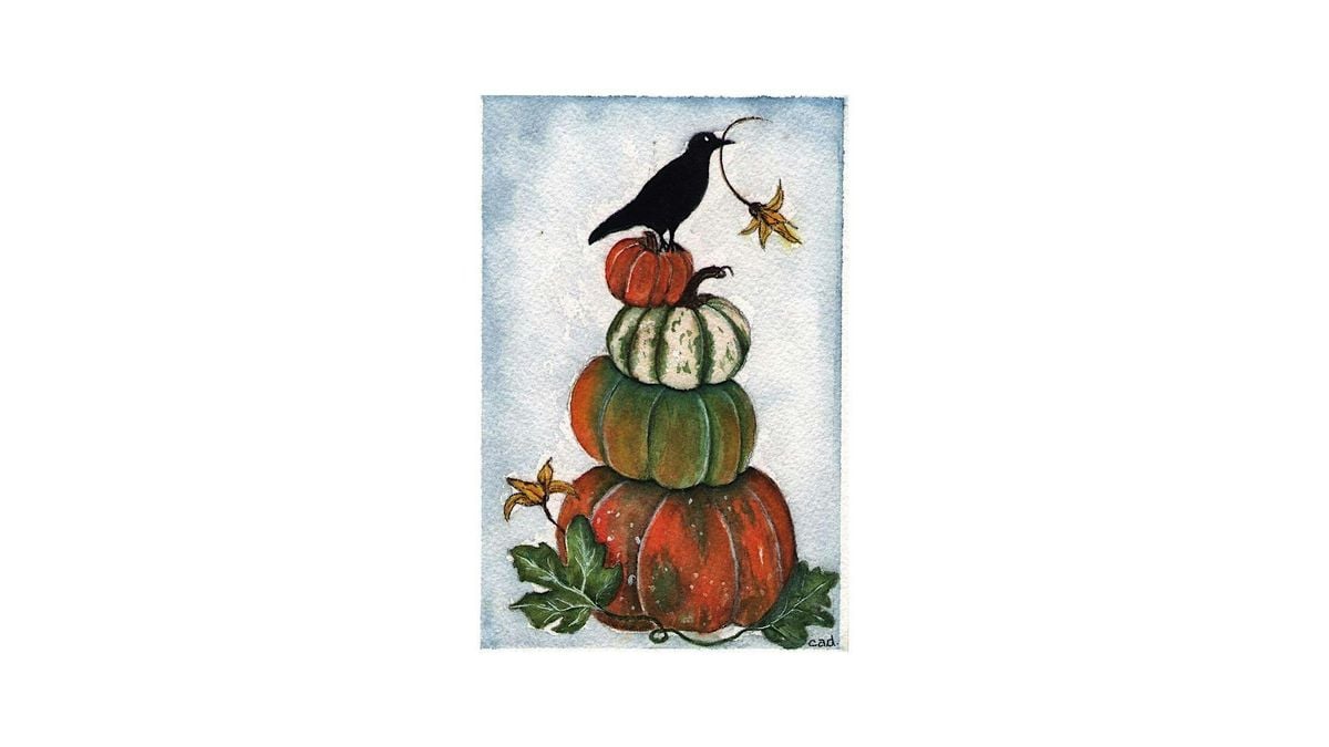 Paint & Sip- Crow on Calabazas Watercolor, 21 August | Event in Bridgewater | AllEvents