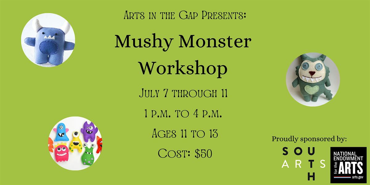 Mushy Monsters Workshop, 7 July | Event in Cumberland Gap | AllEvents