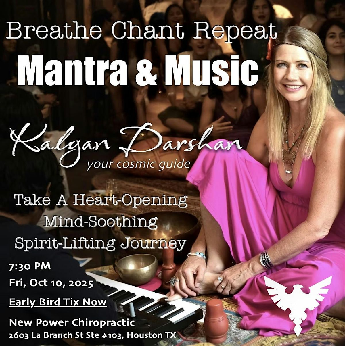 Breathe Chant Repeat - Mantra and Music, 10 October | Event in Houston | AllEvents