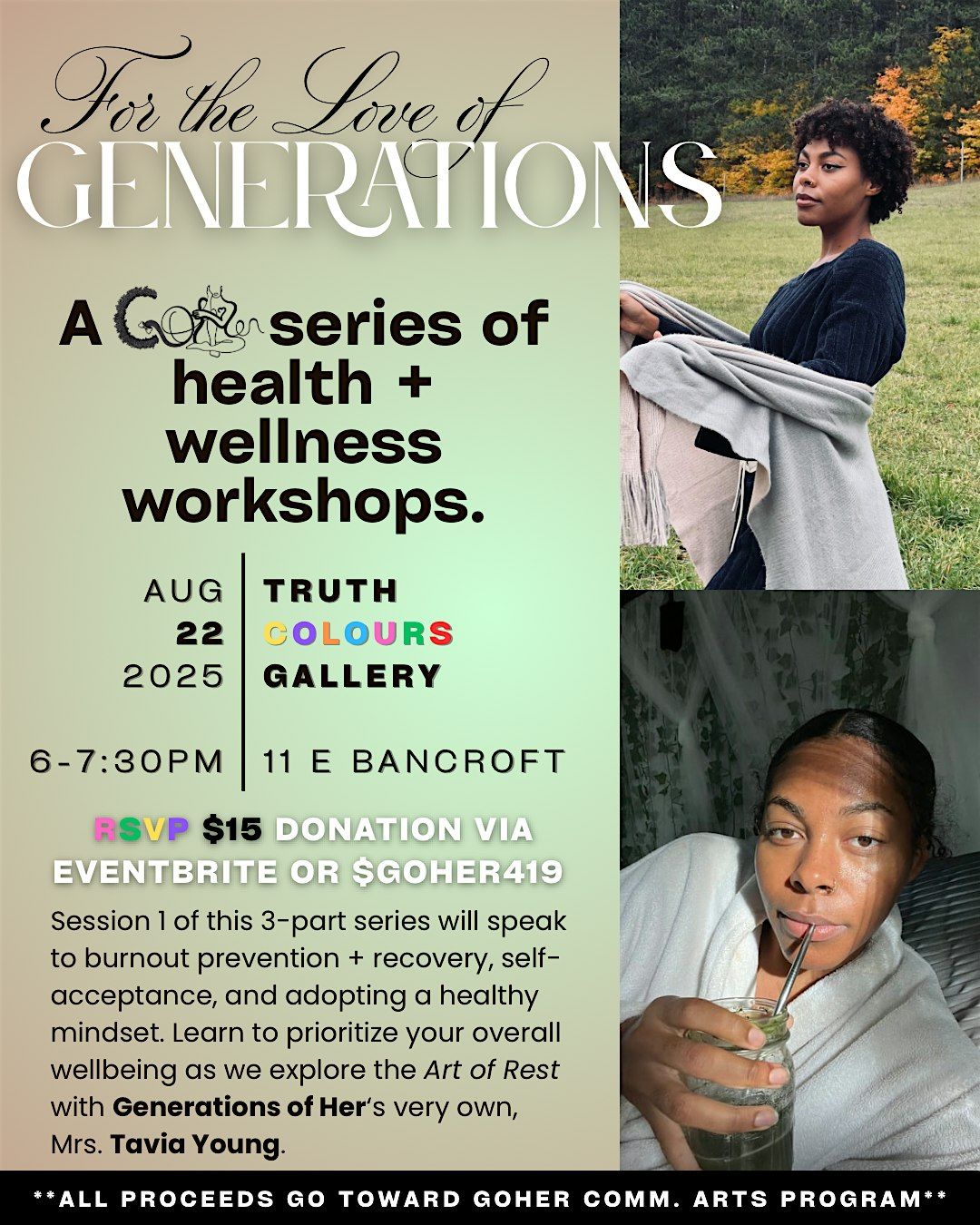 Health & Wellness Workshop: For the Love of Generations, 22 August | Event in Toledo | AllEvents