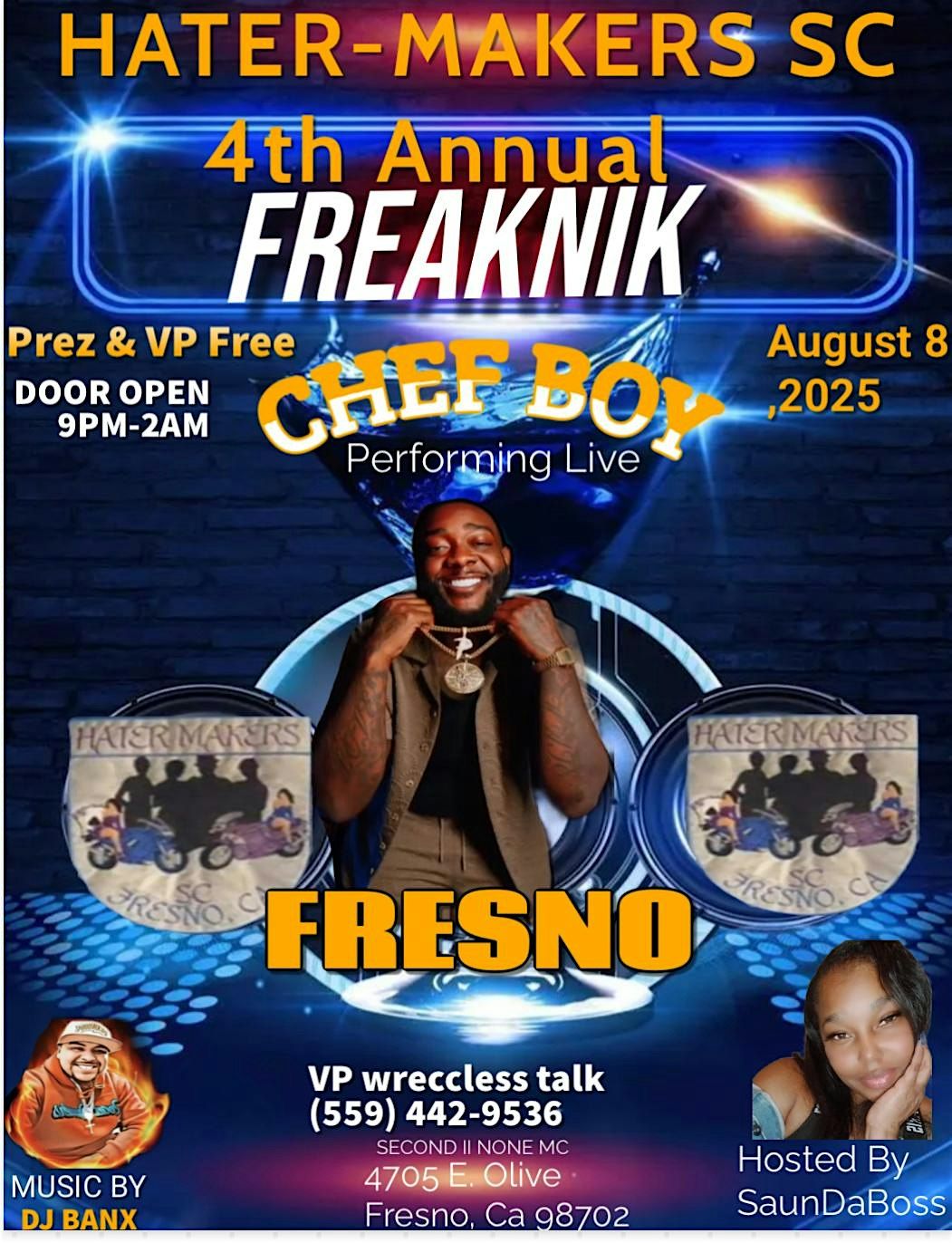 HATER-MAKERS 4th Annual, 8 August | Event in Fresno | AllEvents