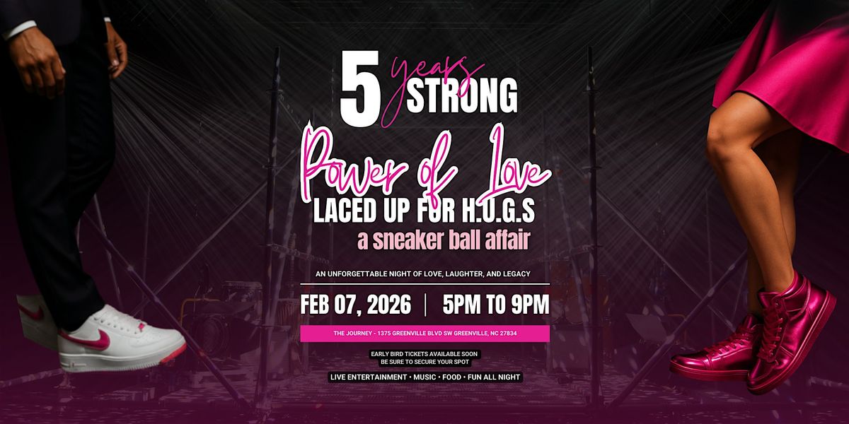 Power of Love: Laced Up for H.U.G.S., 7 February | Event in Greenville | AllEvents