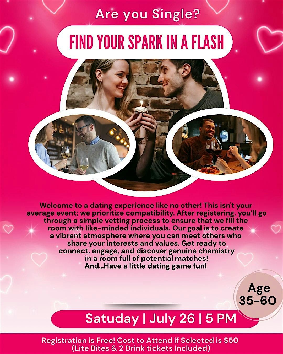 Find Your Spark in a Flash! (Singles Event), 26 July | Event in West Palm Beach | AllEvents