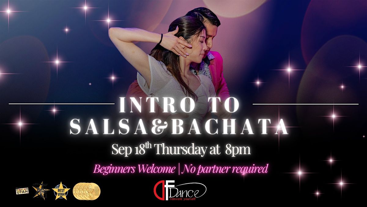 Dance your First Salsa & Bachata! No partner needed:) Beginners welcome!, 18 September | Event in South Salt Lake